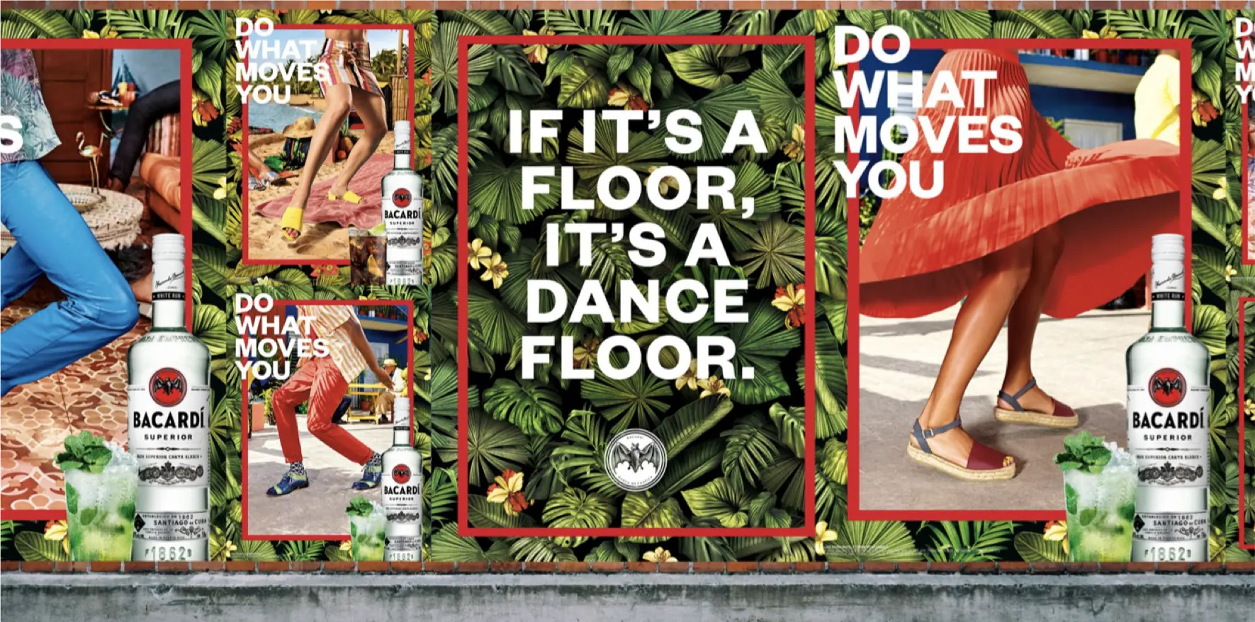 Bacardí — If it's a floor, it's a dance floor